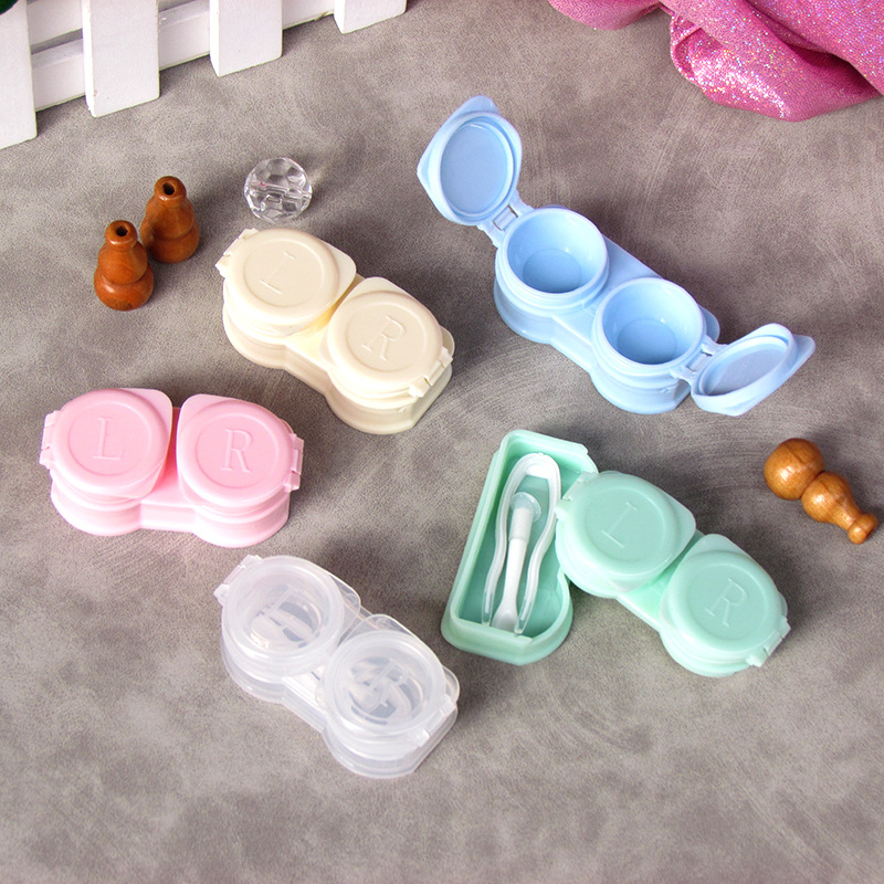 Glasses Cosmetic Contact Lenses Box Contact Lens Case for Eyes Travel Kit Holder Container Travel Accessaries For Women Girl