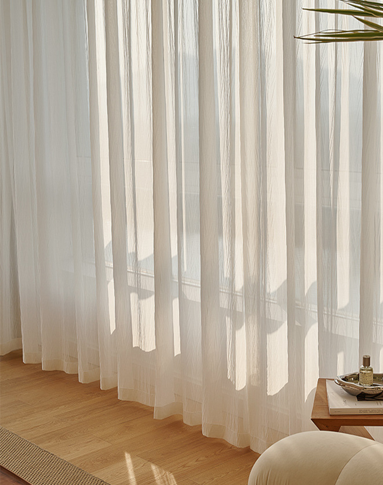 Textiles Blackout Shading Crepe Curtain Sheer