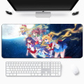 Anime Sailor Moon Big Mouse Pad Large Rubber Gaming Mat Speed Kawaii XL MousePad Keyboard Locking Edge Otaku Computer Desk Pad