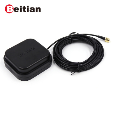 NEW high precision GPS GNSS antenna,RTK GPS antenna,3.0V-18.0V,Magnetic Bottom,5.0m RG174,SMA connector,IP67 waterproof