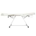 Beauty Salon Furniture Professional Spa Massage Bed Leather Adjustable Massage Table Facial Bed White SKU33929908