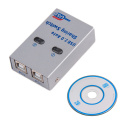 2 Port USB Switch Splitter Usb2.0 Hub Two Computer Peripherals Sharing Printer Mouse Office Home Use