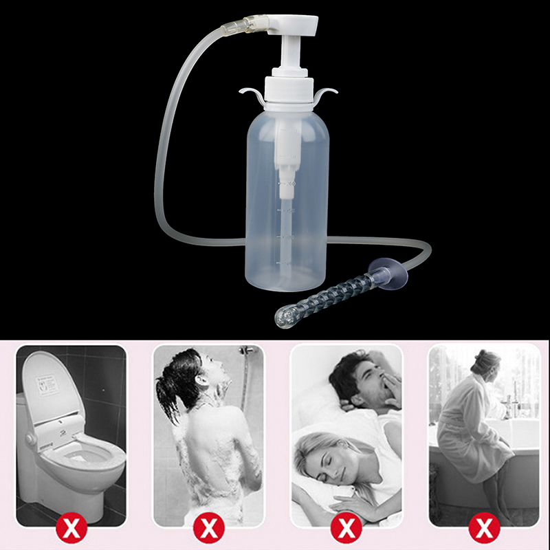 300mL Rectal Sprayer Anal Cleaner Female For Women Men Gay Feminine Butt Vagina Cleaning Enema Douche