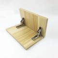 90 Degree Folding Hinge Hardware Tool Furniture Rack Bracket Economy Concealed Cabinet Invisible Door Hinges