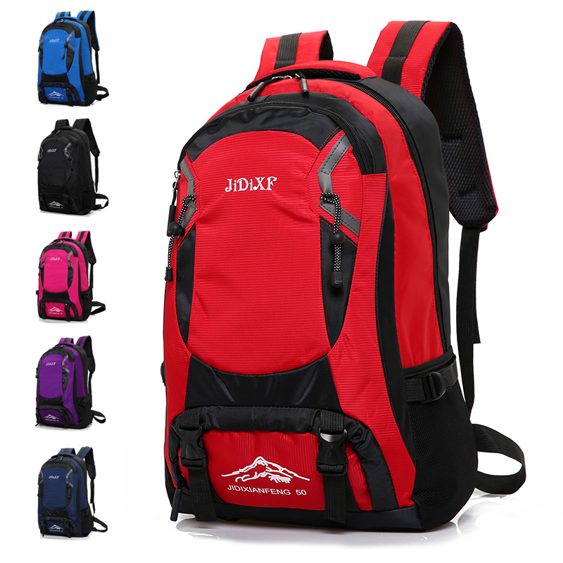 50L Men's Climbing Bag Waterproof Nylon Laptop Backpack Men Rucksack Outdoor Sports Travel Hiking Camping Woman Bag Multi-pocket
