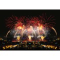 Mehofond Happy New Year Fireworks Firecrackers Photo Background Celebration Party Birthday Photography Backdrops Photo Studio