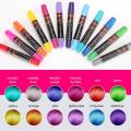 12 Color Temporary Hair Chalk Pens Crayon Salon Washable Hair Color Dye Face Kit Safe for Makeup Party Christmas Gift for Kids
