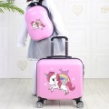 Kids travel suitcase on wheels 18'' children trolley luggage bag Cartoon luggage set Cute carry on Cabin suitcase backpack girls