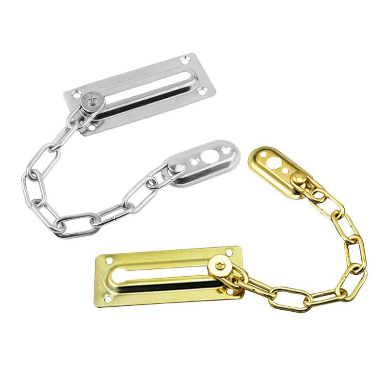 Stainless Steel Security Guard Chain Bolt Locks Cabinet Latch Anti-theft Safety Window Door Restrict Chain Locks Door Hardware