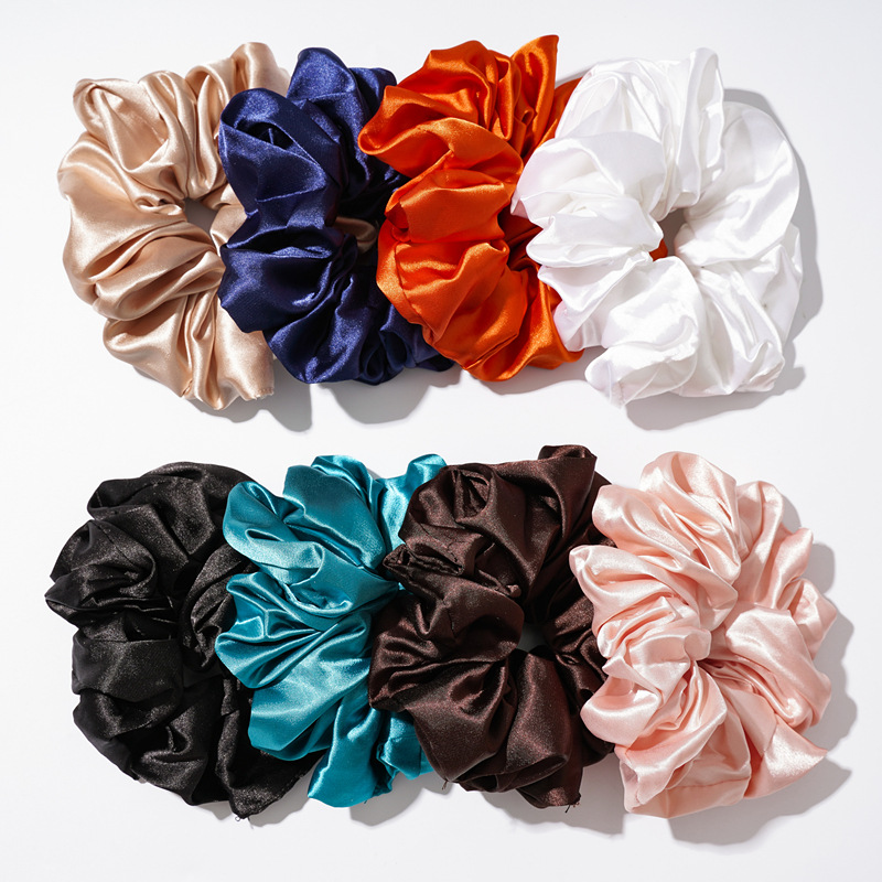 silk scrunchie pack headband hair accessories band for women head bands serre tete fashion stirnband tiara ponytail holder