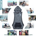 Aimpact Men's Tank Top Sleeveless Hoodie Fitness Bodybuilding Muscle Cut Stringer Crossfit Workout Tops Activewear Male AM1008