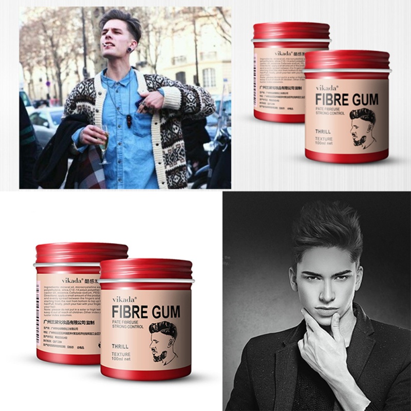 Matte Hair Wax Hair Styling Strong Hold Hair Spray Lasting Mud Men Hair Styling Products New