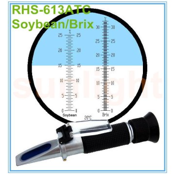 RHS-613ATC Soya-bean Milk Refractometer with Plastic Retail Box and Trackable Delivery Service