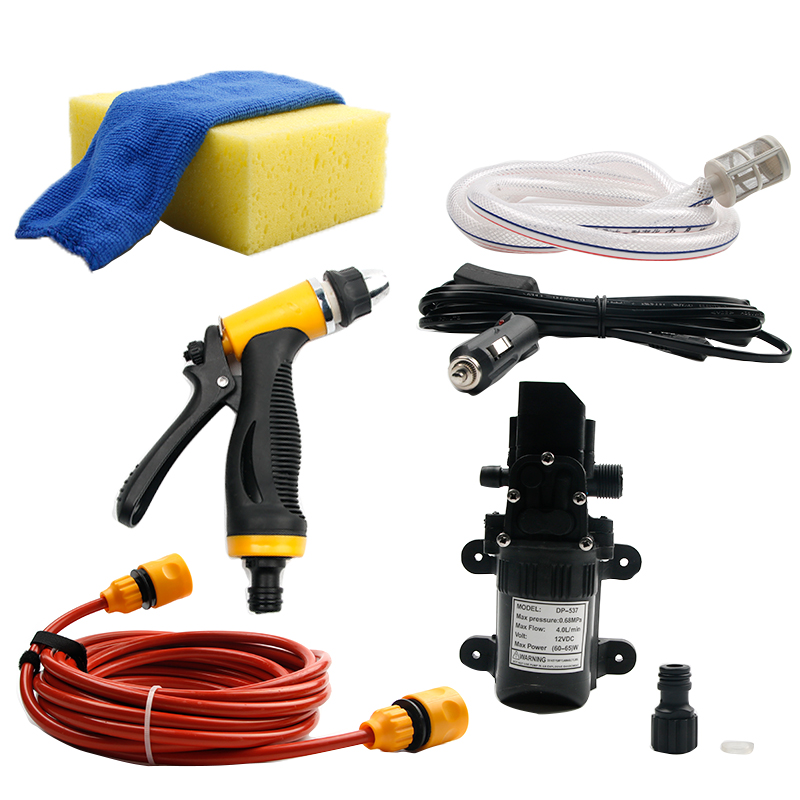 Car Washer 12V Gun Pump High Pressure Cleaner Care Washing Machine Electric Cleaning Auto Wash maintenance Tool Accessories