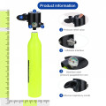 0.5L Mini Scuba Oxygen Diving Equipment Air Tanks Cylinder Head Valve Mouthpiece Adapter Snorkeling Underwater Breathing Device