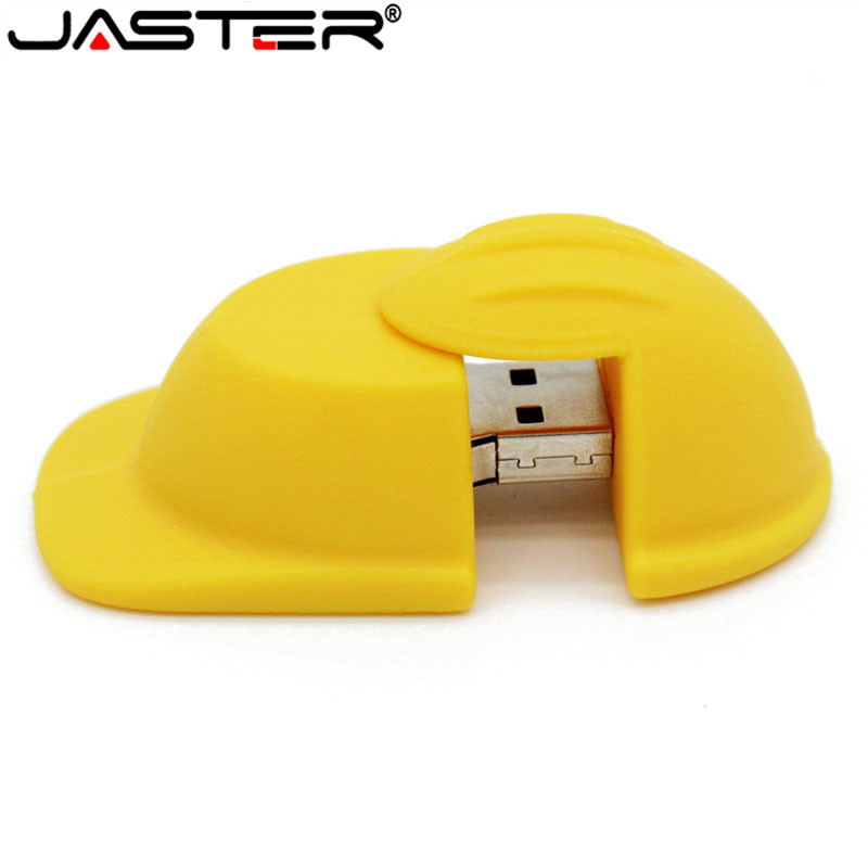 JASTER Helmet pendirve usb flash drive 4GB 8GB 16GB 32GB 64GB safety helmet memory stick gift flash hat pen drive D dick