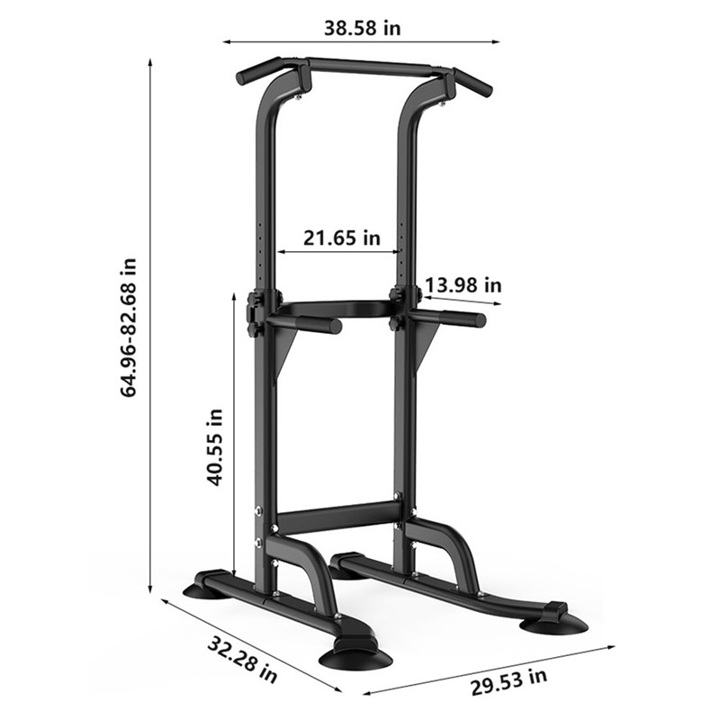 Joylove Power Tower Dip Station Pull Up Bar Home Gym Strength Training Durable Single Parallel Bars Push Ups Stands Equipment