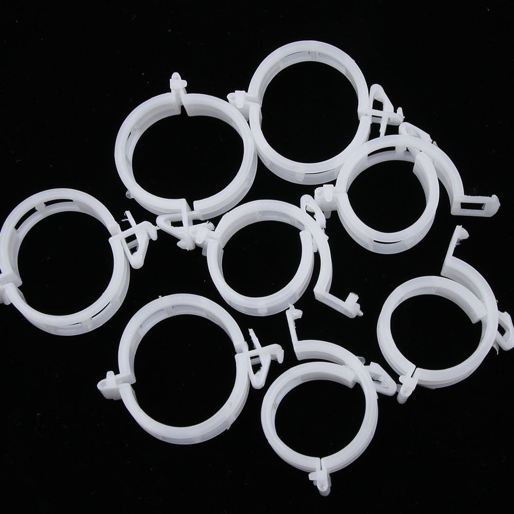 50/100pcs Reusable 3CM Plastic Plant Support Clips clamps For Plants Hanging Vine Garden Greenhouse Vegetables Tomatoes Clips