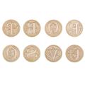 Retro Letter A-Z Wax Seal Stamp Alphabet Letter Wood Stamp Replace Copper Head Hobby Tools Stamp Craft Envelope Cards Decor