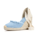 espadrilles wedge sandals for women with ankle strap