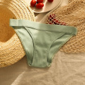 Simple Style Solid Color Ladies Seamless Panties Sexy Cotton Breathable Comfortable Underwear Low Waist Briefs Lingerie