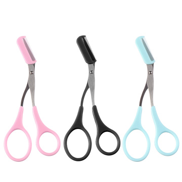 Eyebrow Trimmer Scissors With Comb Remover Makeup Tools Hair Removal Grooming Shaping Shaver Trimmer Eyelash Hair Clips