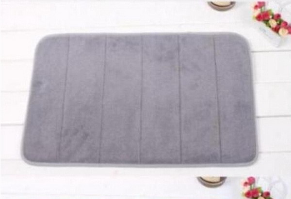 Slow Rebound Memory Foam Mats Waste-absorbing Slip-resistant Bath Mat Coral Fleece Mat Doormat Carpet High Quality