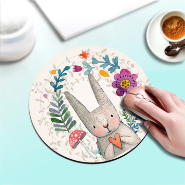 Cartoon Cute Mouse Pad 20Cm Diameter Round Mousepad Kawaii Pad for Mouse Mice Mat for Desk Pc Laptops Computer Accessories