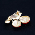 Customize the new jewelry han edition small pure and fresh cherry fruit brooch joker xionghua spot