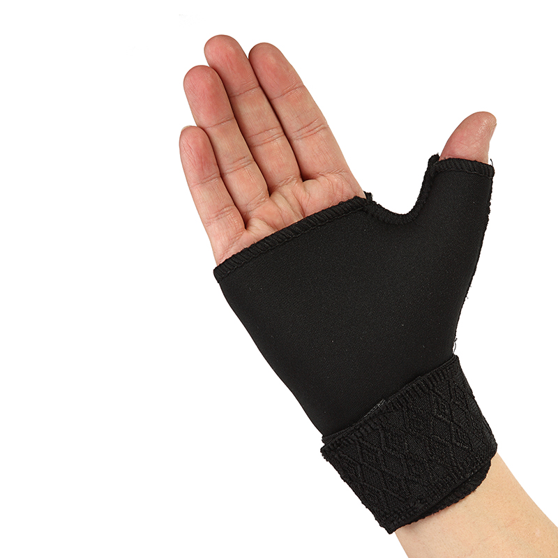 Palm Thumb wrap Adjustable Glove Half Finger Hand Protector Soft Breathable Support Wrist Sportswear Wrist Brace Guard Wrap #ED