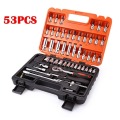 40pcs/46pcs/53pcs Automobile Motorcycle Repair Tool Case Ratchet Wrench Kit
