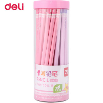 Deli 50 Pcs/Set Standard Pencil 2018 New Set Of Pencils 2B Office & School Supplies Cute Simple Design Pencils For Drawing 40DS9