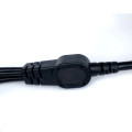 1PCS High Quality IEC 320 C14 Male Plug to 4XC13 Female Y Type Splitter Power Cord , C14 to 4 x C13, 250V/10A