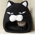 Cartoon Cat Bed House Winter Warm Fleece Washable Soft Dog Nest Cat Cave Tent For Sleeping Waterproof Pets Sleep Bags Supplies