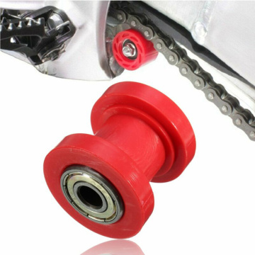 Red 8mm Chain Roller Slider Tensioner Pulley Wheel Guide For Pit Dirt Bike ATV New And High Quality
