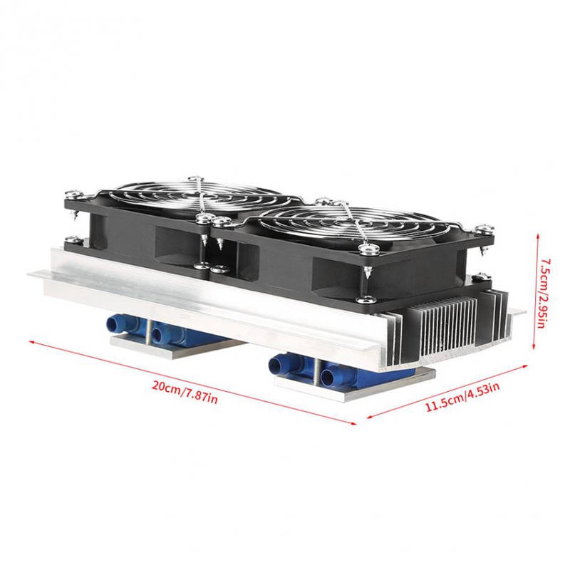 Dc 12V 120W Peltier Air Conditioner Semiconductor Thermoelectric Cooler Peltier Refrigeration Water Cooling Device