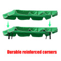 Summer Waterproof Top Cover Canopy Replacement Shade for Garden Courtyard Outdoor Swing Chair Hammock Canopy Swing Chair Awning