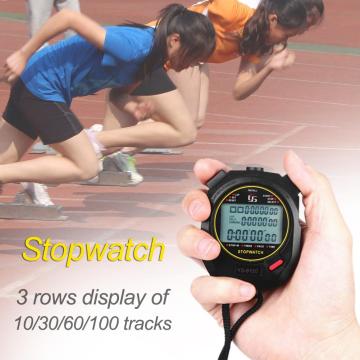 Multifuction Digital Stopwatch Timer Professional Handheld Training Timer Portable Outdoor Sports Running Chronograph Stop Watch