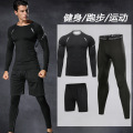 Fitness Sport Suit Outdoor Jogging Tracksuit Compression Sports Clothing Tight Workout Sport Wear Men's Sportswear Running Set