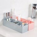 5 Grid Storage Basket Closet Organizer Women Men Storage Box For Socks Underwear Plastic Container Makeup Case Home Storage Box