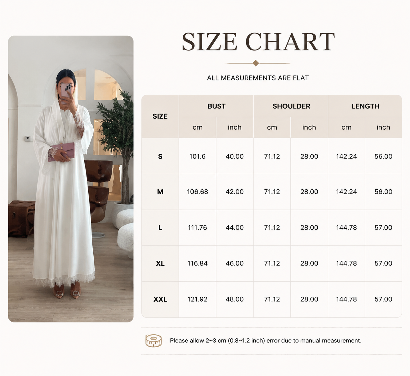 White Lace Trim Open Abaya Dress with Matching Headscarf for Women Elegant Modest Kaftan Style Maxi Dress for Eid