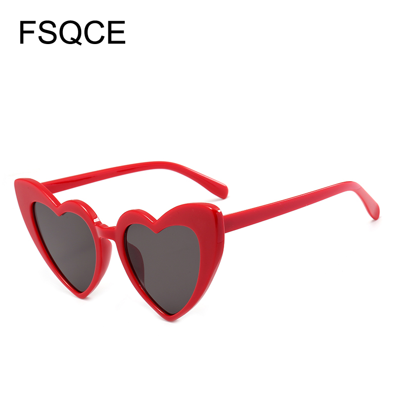 Round Sunglasses Heart Sunglasses Women brand designer Sun Glasses Retro Love Heart Shaped Glasses Ladies Shopping Sunglass UV