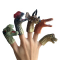 5pcs Finger Toys Mini Dinosaur Portable Cartoon Dinosaur Finger Puppet Finger Doll Children's Toy Festival Gift Puppets