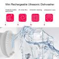 12W Mini Multi-function Ultrasonic Dishwasher USB Rechargeable Washing Fruits Vegetables Easy Install Dish Washers