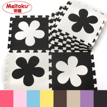 Meitoku Flower baby EVA foam play Puzzle mat / 10pcs/lot Interlocking floor mat,Each 32cmX32cmX1CM=12"X12" X3/8"
