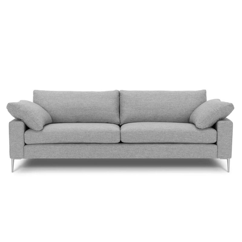 Nova Winter Gray Fabric Sofa 1