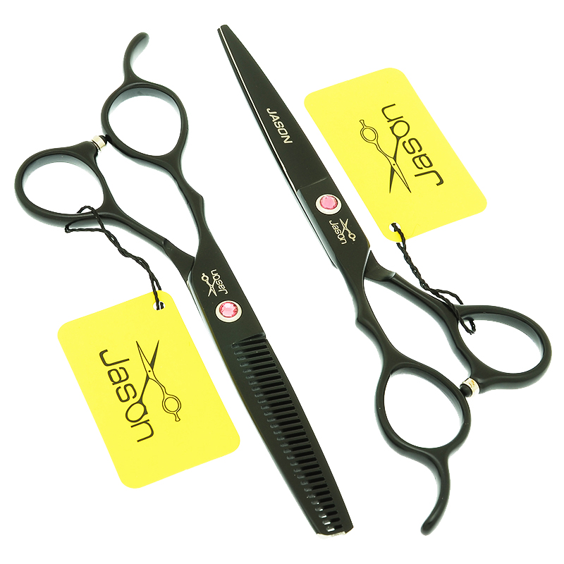 5.5" 6.0" Professional Left Hand Hair Scissors Hairdressing Cutting Shears Barber Thinning Tesoura Left-Hand Scissors A0050D