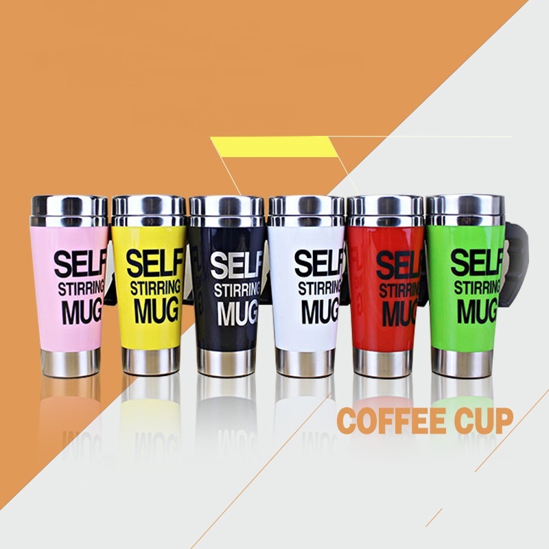500ml Coffee Milk Automatic Mixing Cup Self Stirring Mug Stainless Steel Thermal Cup Electric Lazy Smart Double Insulated Cup