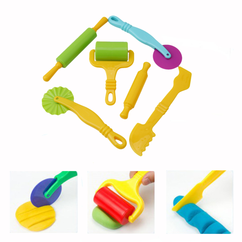 New Plasticine Mold Modeling Clay Kit Slime Toy For Child DIY Plastic PlayDough Set Tools Kid Cutters Moulds Play Dough Toy