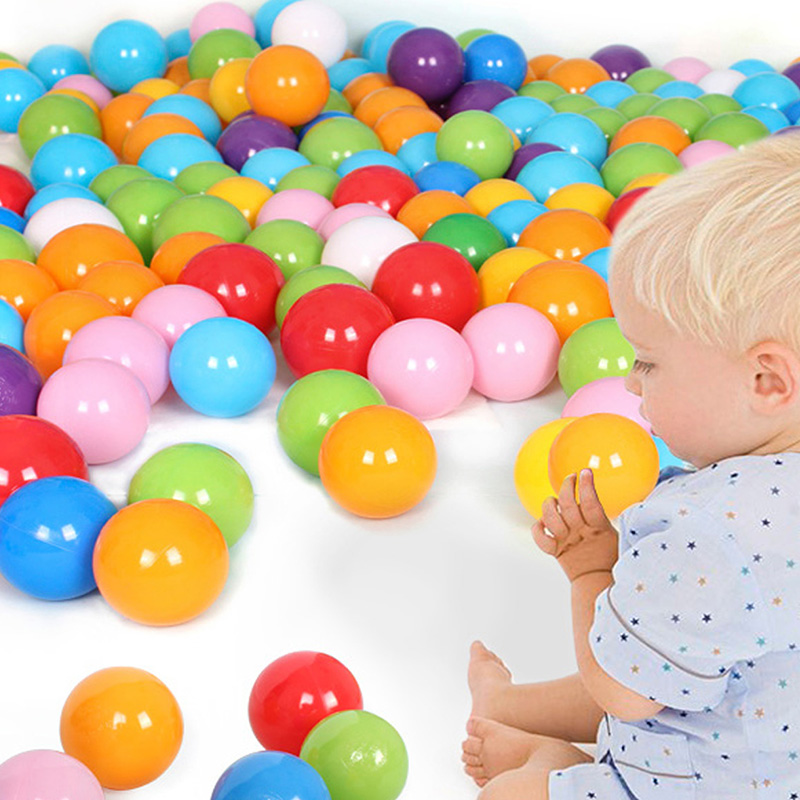 1~200pcs Colorful Fun Ball Soft Plastic Ocean Ball Baby Kid Toy Swim Pit Toy